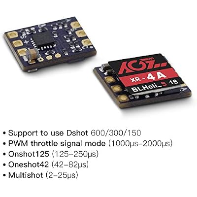 2PCS AGFRC Mini 4A ESC Brushless DSHOT600 BLHeli_S 1S Lipos Super Micro Electronic Speed Controller for RC FPV QAV Drone Multirotor Quadcopter