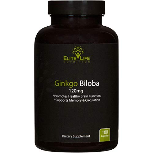 Ginkgo Biloba 120mg - Max Strength - Best Ginkgo Biloba Leaf Extra For