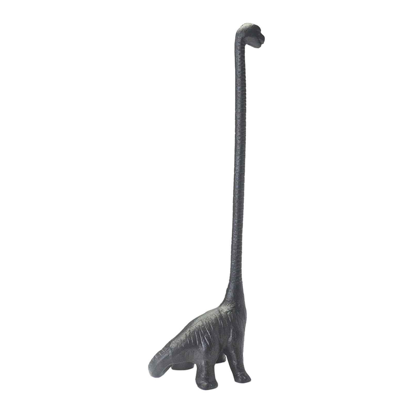 Soporte de papel higiénico de pie de dinosaurio para organizar el baño sin taladrar