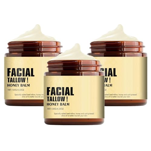Sebo y bálsamo de ternera batido, 4 oz, sin perfume, forrado, loción facial, corporal y bálsamo labial, set de cuidado de la piel coreano (C, talla única)