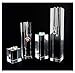 Modern Acyrlic Jewelry Display Stands Multi Function Fine Exhibition Necklace Stands Ring Earrings Trade Show Store Gallery (Clear)