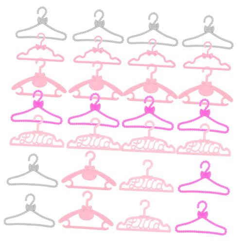 BESPORTBLE 50Pcs Mini Doll Clothes Hangers Creative Coat Holders for Dolls Space Saving Design for Organized Playroom for Doll Clothing Display