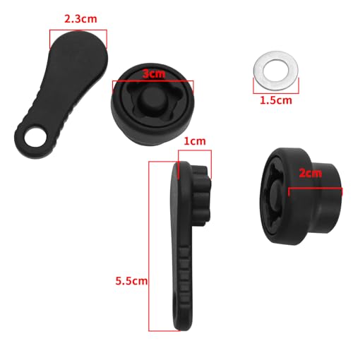 VGOL 1 juego de perillas de seguridad antirrobo para motocicleta, teléfono móvil, compatible con soportes de enchufe RAM - imagen 4