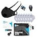 RZ M2.5 Dual Strap Mesh Dust/Air Filtration Mask Bonus Pack Mask Washable New Adjustable Straps Allergy/Asthma/Construction/Woodworking/Pollution/Adult (Large (125lbs - 215lbs), Black)