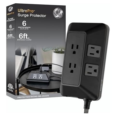 GE 6-Outlet Surge Protector 70614 Cover
