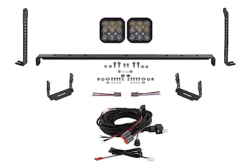 Diode Dynamics SS5 Stealth LED 2-Pod Kit compatible with 2014-2024 Toyota 4Runner, White Driving Sport