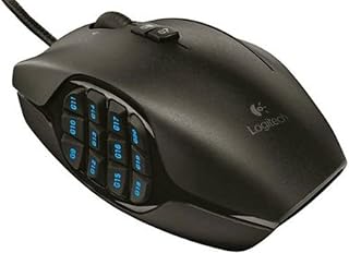 Logitech Wired Gaming Mouse G600 MMO, RGB Backlit, Black