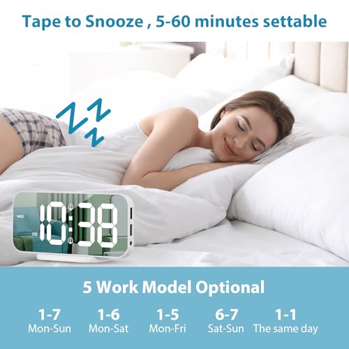 Alanas AL004 Digital Alarm Clock With Dual Alarms thumb #4