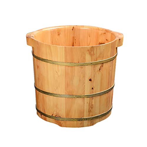 Cubeta de Madera para Spa de Pies y Masajes