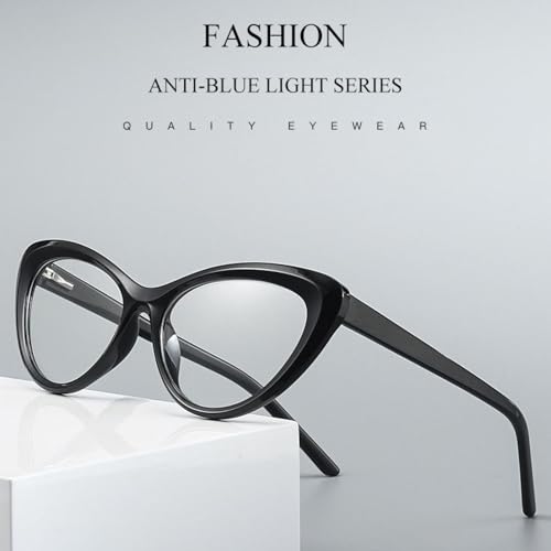 Lunettes œil de chat en acétate durable à charnière à ressort - 2