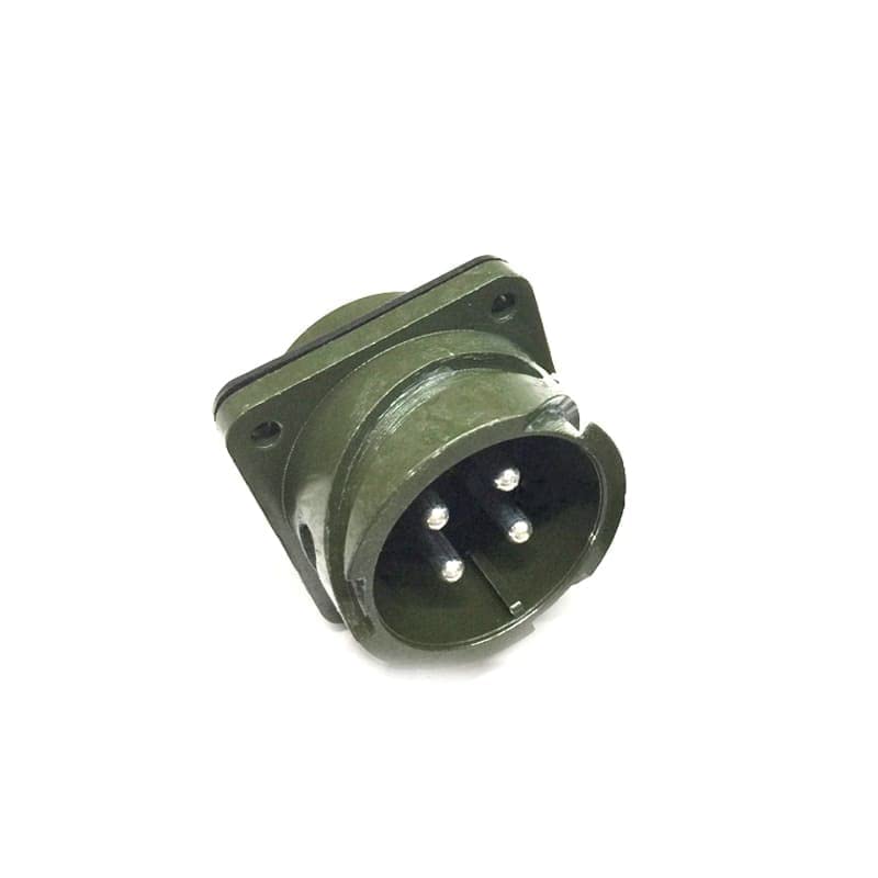 Military Spec Connectors MS3102A22-22 Circular Connector MIL-DTL-5015 Series Box Mount Receptacle 4 Contacts Solder Pin Bayonet Connector