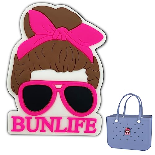 TOYORK Bag Charms for Bogg Bag Accessories,Decoration Charm for Bog Bag Original Models Rubber Beach Tote (BUNLIFE)