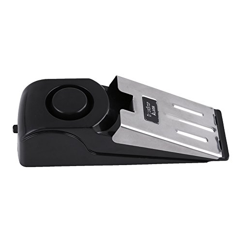 Alarme de batente de porta em forma de segurança design antiderrapante 100 dB tamanho pequeno alta s