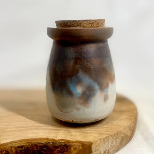 Stylish Terrazzo Jar with Cork Lid in Boogie Color - Perfect for Spices, Vases, and Unique Gifts - Image 4
