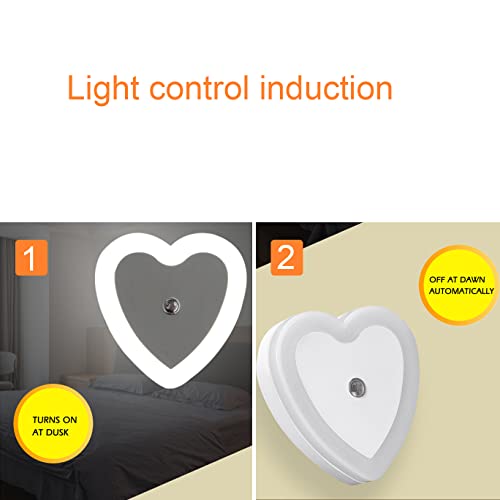 Pack de 4 luces nocturnas enchufables LED miniatura 3