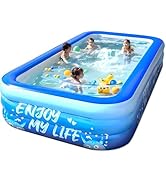 Amazon | Shilanmei プール 大型 自動膨脹 ファミリープール