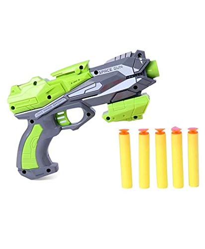 Jack Royal Toy Gun with Soft Bullets - Green
