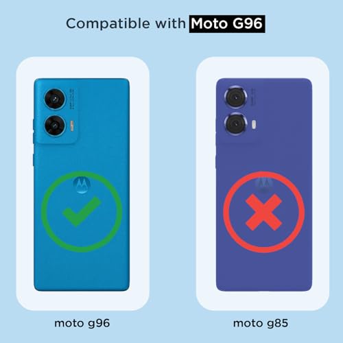 Image of Amazon Basics Back Cover for Motorola Moto Edge 50 Fusion 5G / Moto G96 5G Mag-Safe Shockproof PC + TPU Protective Case Magnetic Support Bumper Case (Transparent Mag-Safe)