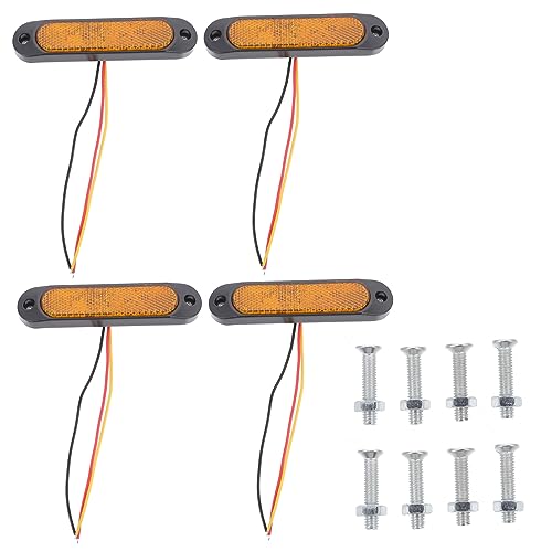 Luz de borde LED para remolque ULTECHNOVO y camiones con kit de 4 juegos laterales traseros