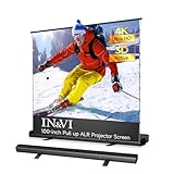 IN&VI Tab-Tension Portable ALR Manual Pull Up Projector Screen,Outdoor...