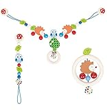 heimess kinderwagenkette meerjungfrau Länge ca. 40 cm, Fürs erste Greifen, Schieben und Klappern. Mit Glöckchen.