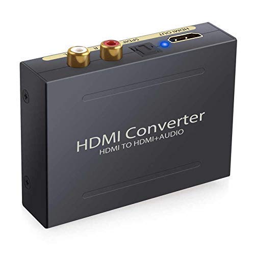 RuhZa HDMI Audio Optical Extractor, Audio Splitter Compatible with Ap-ple TV, Fire TV and Blue-Ray Players with Optical Cable adapter (B0B89W48KN) Amazon Price History, Amazon Price Tracker