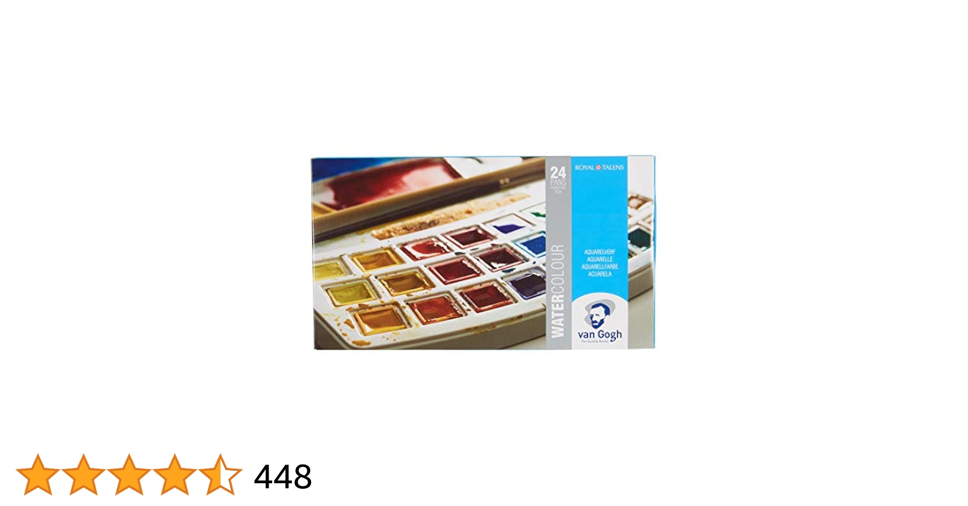 ターレンス 固形水彩絵具 ヴァンゴッホ 24色 筆付き メタルケース Amazon | ターレンス 固形水彩絵具 ヴァンゴッホ 24色金属ケース