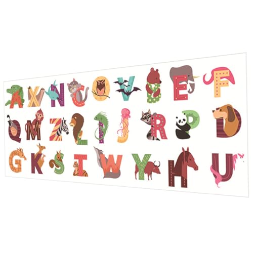 Ipetboom Vinilos Decorativos de Letras con Animales