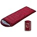 SEMOO Envelope Sleeping Bag - Lightweight Portable, Water Resistant, Comfort with Compression Sack Traveling, Backpacking, Camping, Hiking, Temp Rating 20F/-6C - Great for 4 Season