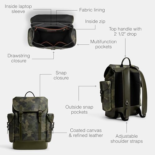 Coach Men's Hitch Backpack in Signature Camo, One Size3
