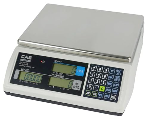 Báscula digital CAS EC2-60 para piezas pequeñas 60 lb