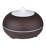 Release Aromatic Cool Mist: tecnología ultrasónica adoptada, convirtiendo el agua y el aceite esencial en Mist ultrafina para humidificar y refrescar el aire, aliviar el insomnio, la ansiedad, los ojos secos y la tos seca debido a la contaminación del calentamiento central o al ambiente seco.
