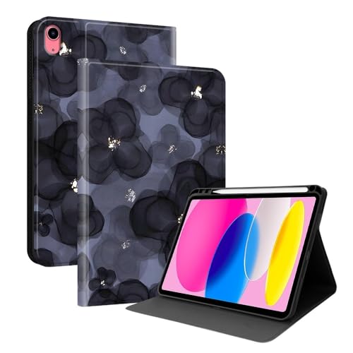 Étui iPad Air 1 et 2 anti-rayure fonction support à motif floral
