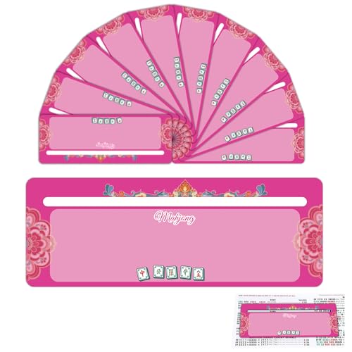 Set de 4 guías Pop Resin para mahjong en colores variados miniatura 1