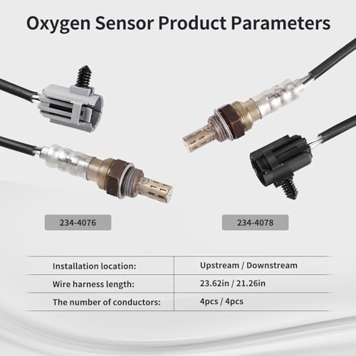 Sensor de Oxígeno O2 para Jeep y Dodge 2 Piezas miniatura 3