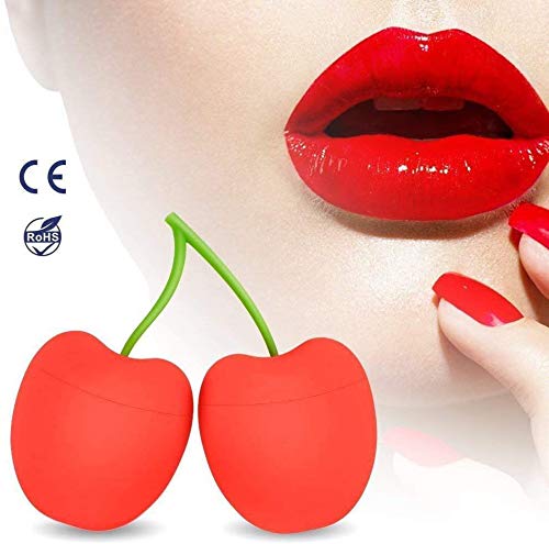 Lip Plumper - Cherry Soft Silicone Lip Enhancer Plumper Pump Device Natural Fuller Thicker and Quick Lip Enhancement Plumping Tool (2 Shapes Included)