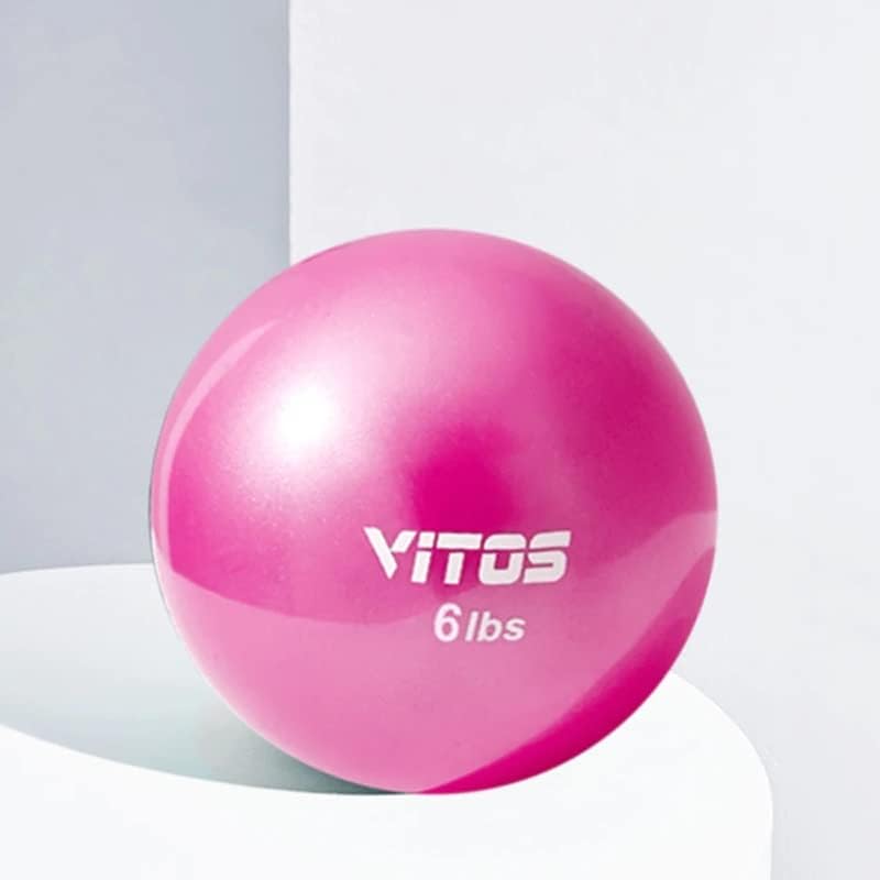 Miniatura 2 de Vitos Fitness Toning - Mini bola suave con peso  Pelota medicinal para entrenamiento de núcleo, yoga y ejercicio