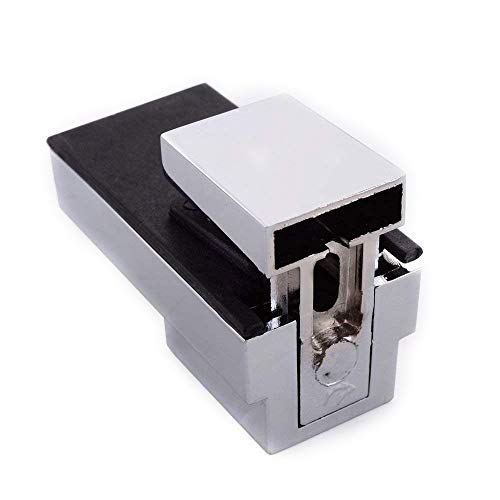 Adjustable Wood/Glass Shelf Bracket Solid Metal Wall Mount 2 Pcs Or One Pair,Polished Chrome #TOP4