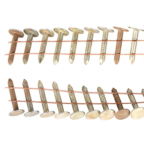 Findmall Siding Nails 3/4 Inch By .120 Inch 3600 Count 15 Degree Electro Galvanized Roofing Nails #TOP4