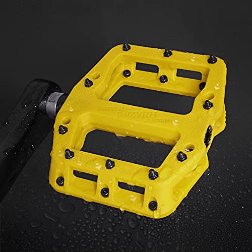 Mzyrh Mountain Bike Pedal 9/16" 3 Sealed Bearings Lightweight Non-Slip Nylon Fiber Bicycle Platform Pedals For Road Bmx Mtb #TOP7