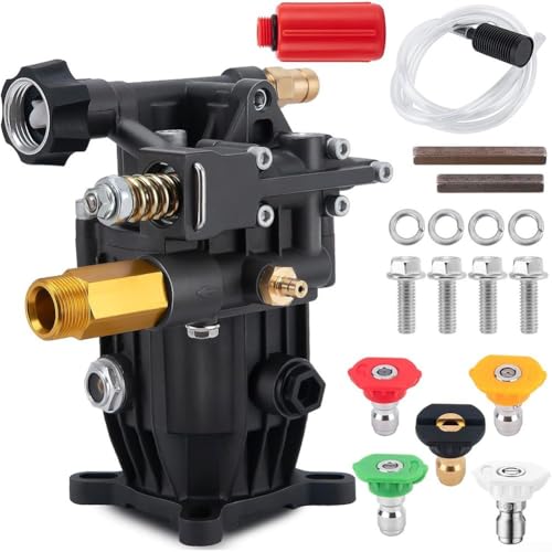 HOHOVYVY Pompe de rechange puissante pour nettoyeur à pression 3300 PSI 2,5 GPM arbre 3/4 pour Homelite pour Honda