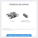 DJI Avata 2 (Drone seul),Drone FPV avec Caméra 4K, Vol Immersif,Protection d’hélice...