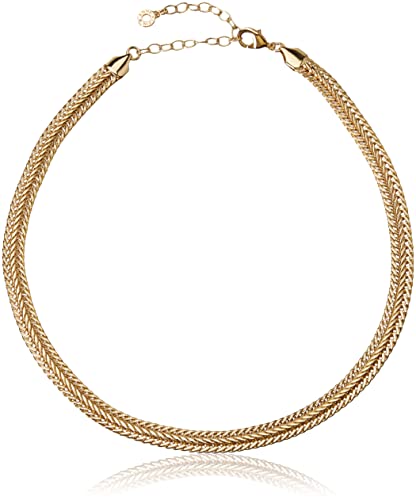 Anne Klein Classics Gold-Tone Flat Chain Necklace