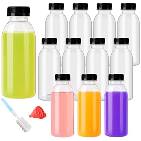 YBCPACK 12 Pack Heat-Resistant Juice Bottles Cover