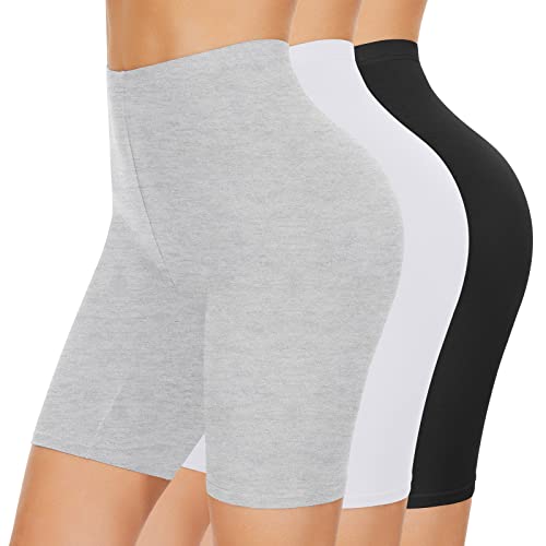 SIHOHAN Damen Baumwolle Boxershorts - Radlerhose Mit Beinen Gegen Scheuerstellen