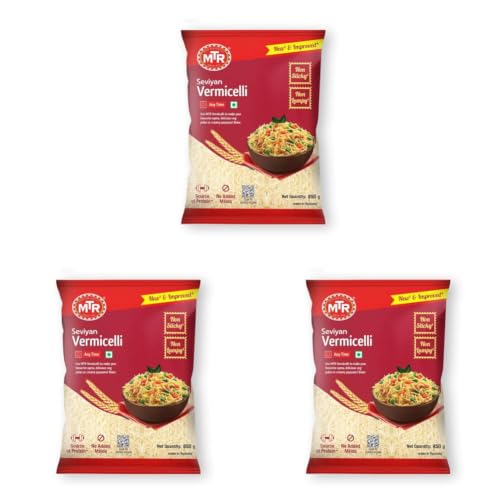 Image of MTR Vegetarian Seviyan Vermicelli, 850 grams (Pack of 3)