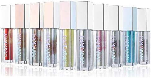 Matte Eyeliner Liquid, 10 Colors Metal Glitter & Matt Double Head Eyeliner Pen Set Waterproof Long Lasting Liquid Shimmer Eyeshadow-5 Pcs (10 Pcs Glitter)