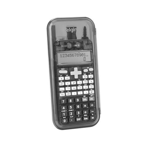 Calculadora científica Elgin com kit cálculos e 240 funções