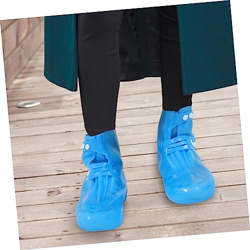 Cubrecalzados impermeables Ciieeo de PVC con suela resistente al desgaste para zapatillas miniatura 7