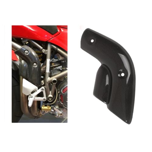 Protection talon carbone Ducati 996 protège échappement des bottes